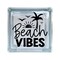 Beach Vibes Vinyl Decal For Glass Blocks, Car, Computer, Wreath, Tile, Frames product 1